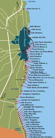 Mappa delle spiagge