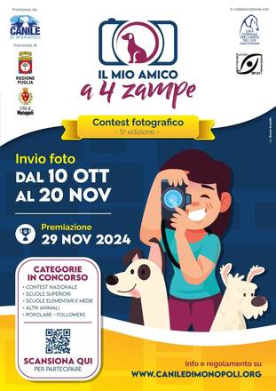 5° Contest Fotografico nazionale 2024– “Il mio amico a quattro zampe”