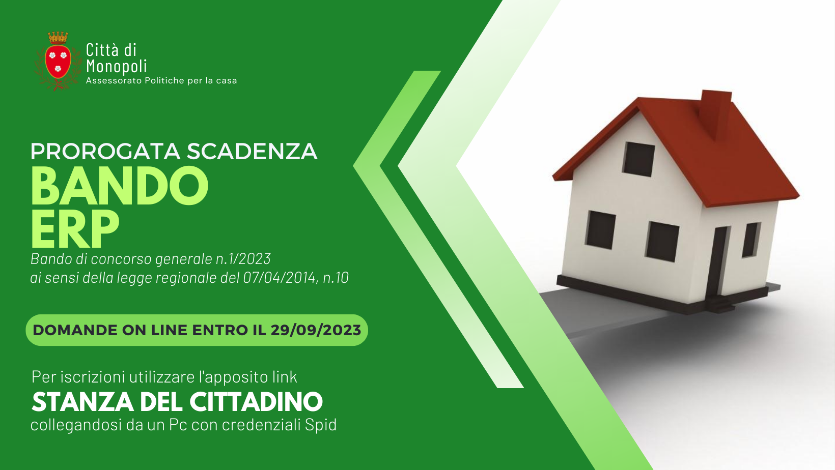 Immagine: BANDO ERP - PROROGA