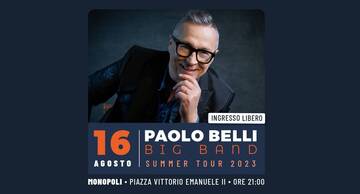 Paolo Belli e Big Band: il tour estivo fa tappa a Monopoli