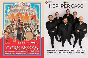 Terraross e Neri per caso in Piazza Vittorio Emanuele