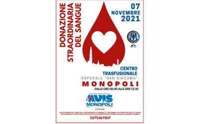 Immagine: Donazione sangue 7 novembre