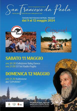 Solenni festeggiamenti in onore di San Francesco da Paola