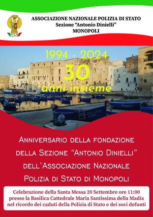30°Anniversario Fondazione ANPS di Monopoli