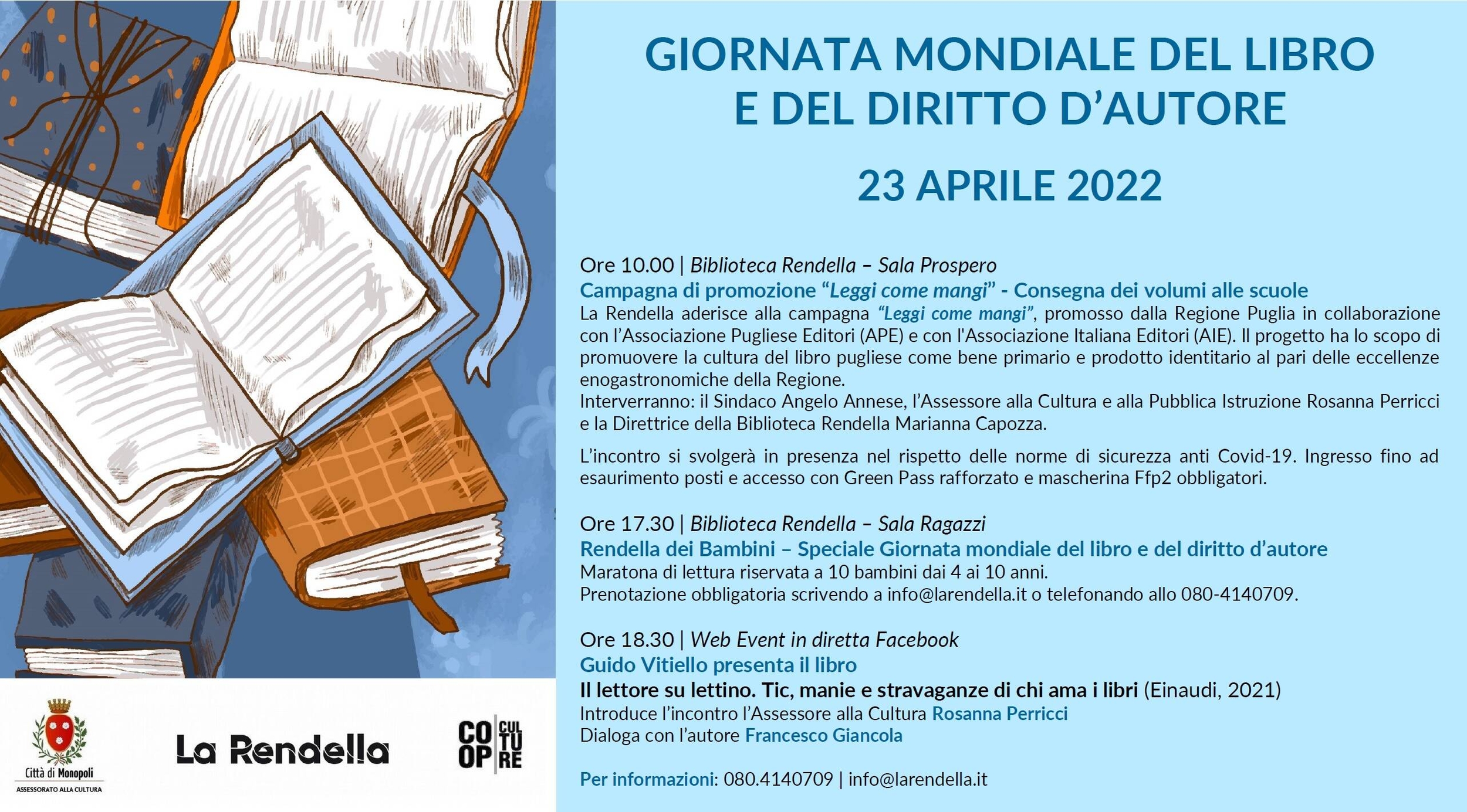 Immagine: Giornata mondiale del libro e del diritto d'autore 2022