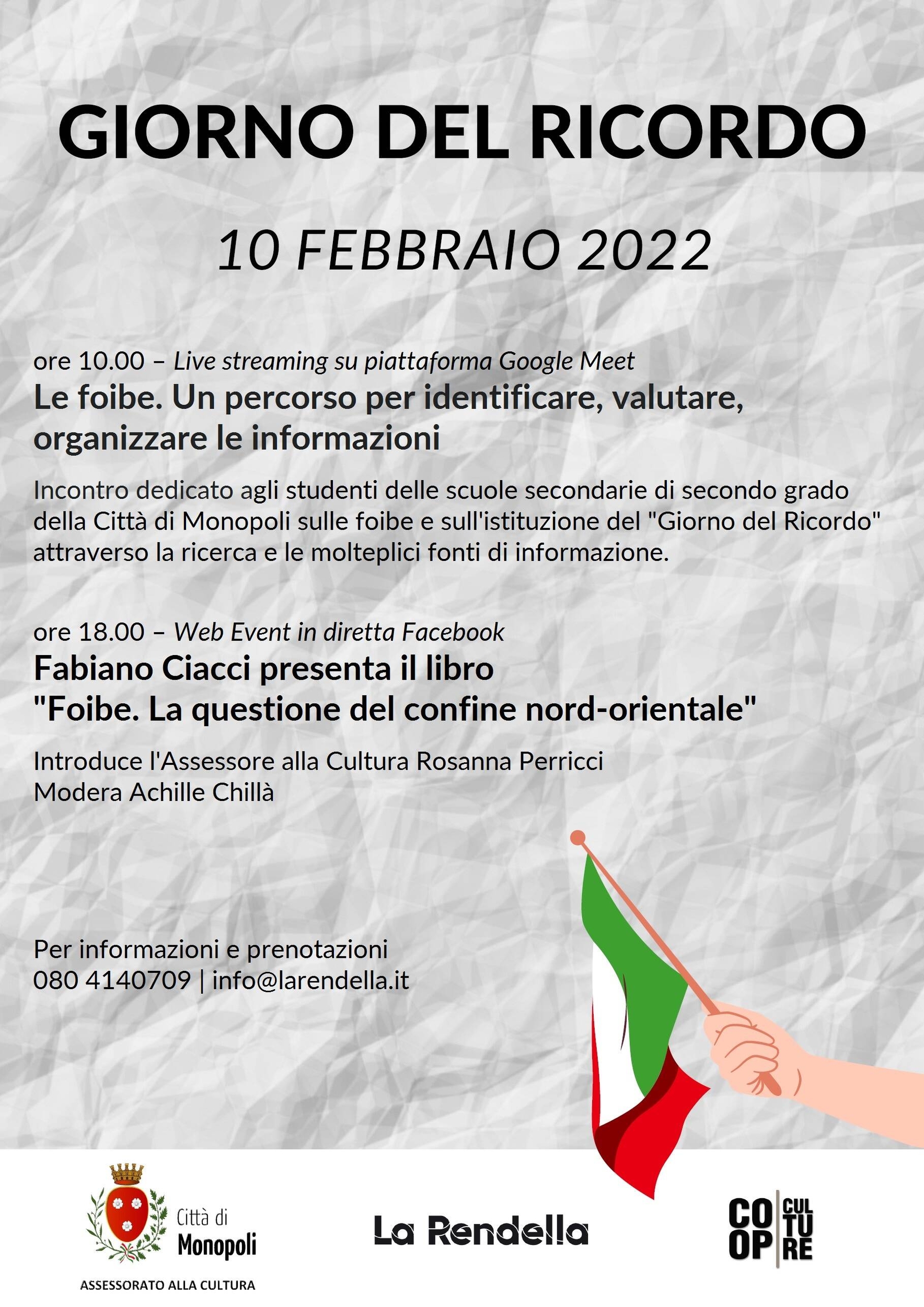 Immagine: Giorno del Ricordo 2022