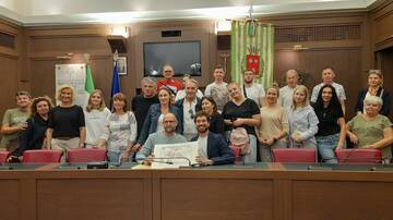 Una delegazione della città polacca di Gniezno a Palazzo di Città