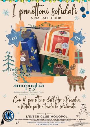 I panettoni solidali di Amopuglia