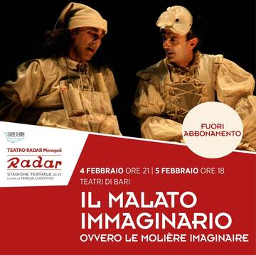 Il malato immaginario ovvero Le Molière imaginaire al Teatro Radar