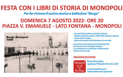 Immagine: Invito con borgo monopoli 1899