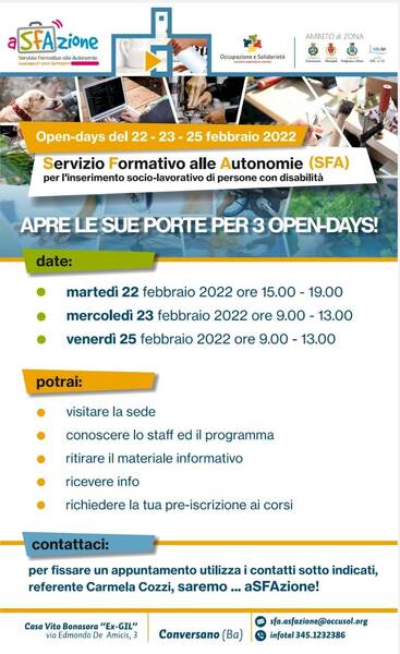 "aSFAzione", Servizio Formativo alle Autonomie