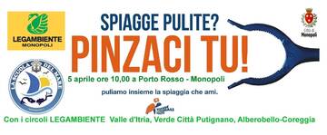 "Spiagge Pulite? Pinzaci tu", puliamo insieme la spiaggia che ami
