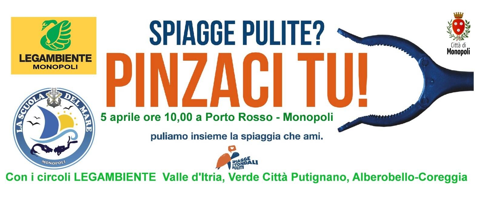 Immagine: Invito Spiagge&fondali puliti