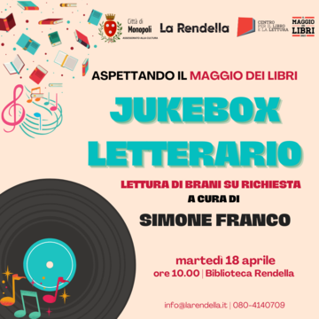 Jukebox letterario - Aspettando il Maggio dei Libri