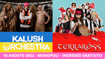 Kalush Orchestra (unica tappa italiana) e Terraross