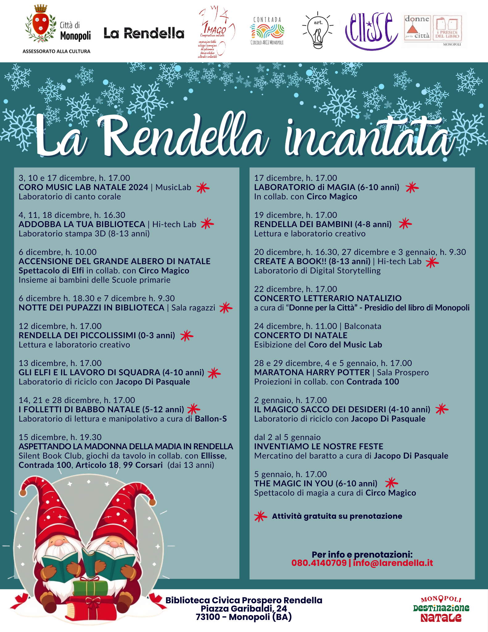 Immagine: La rendella incantata_manifesto