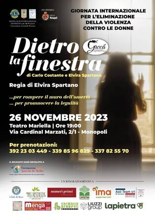 Lions Club, una manifestazione teatrale per riflettere sulla violenza contro le donne