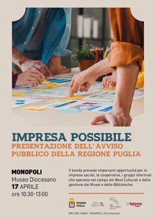 Presentazione del bando regionale Impresa Possibile