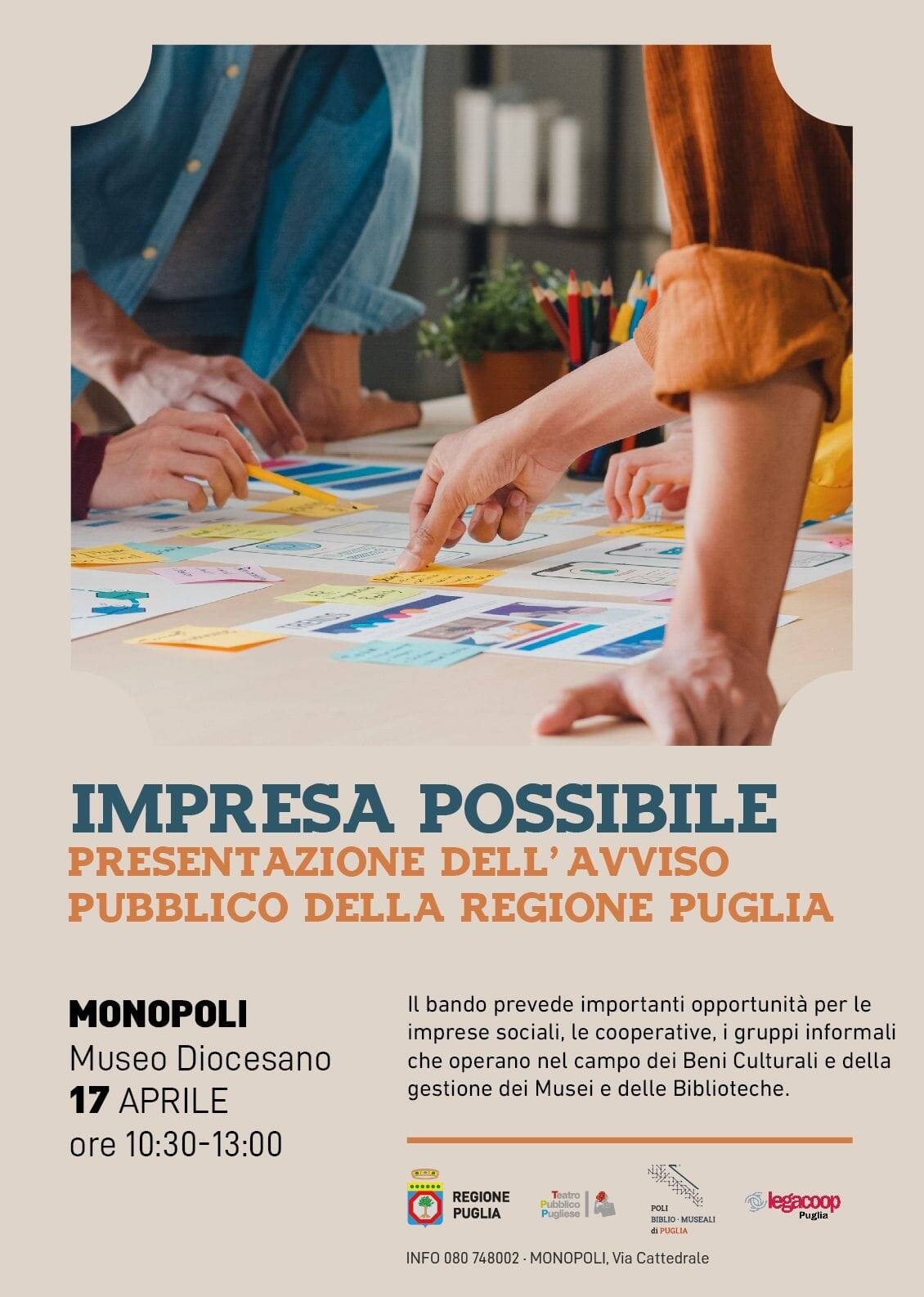 Immagine: Locandina bando impresa possibile