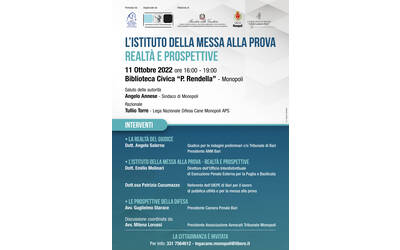 Immagine: Locandina convegno messa alla prova