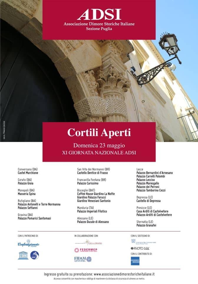 Immagine: Locandina cortili aperti
