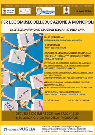 Per l’Ecomuseo dell’Educazione a Monopoli