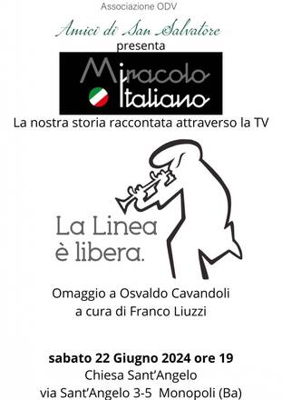 "La linea è libera. Omaggio a Osvaldo Cavandoli", secondo incontro con la storia dell'Italia attraverso la televisione.