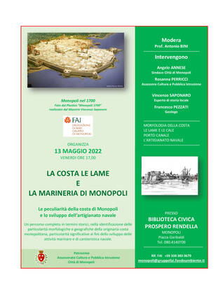 La costa le lame e la marineria di Monopoli