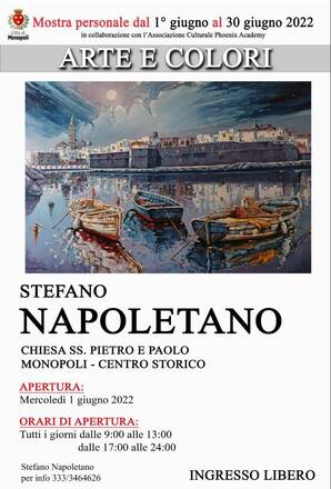 Arte e colori, mostra di Stefano Napoletano