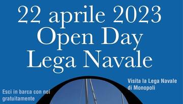 Lega Navale Monopoli Open Day sabato 22 aprile 