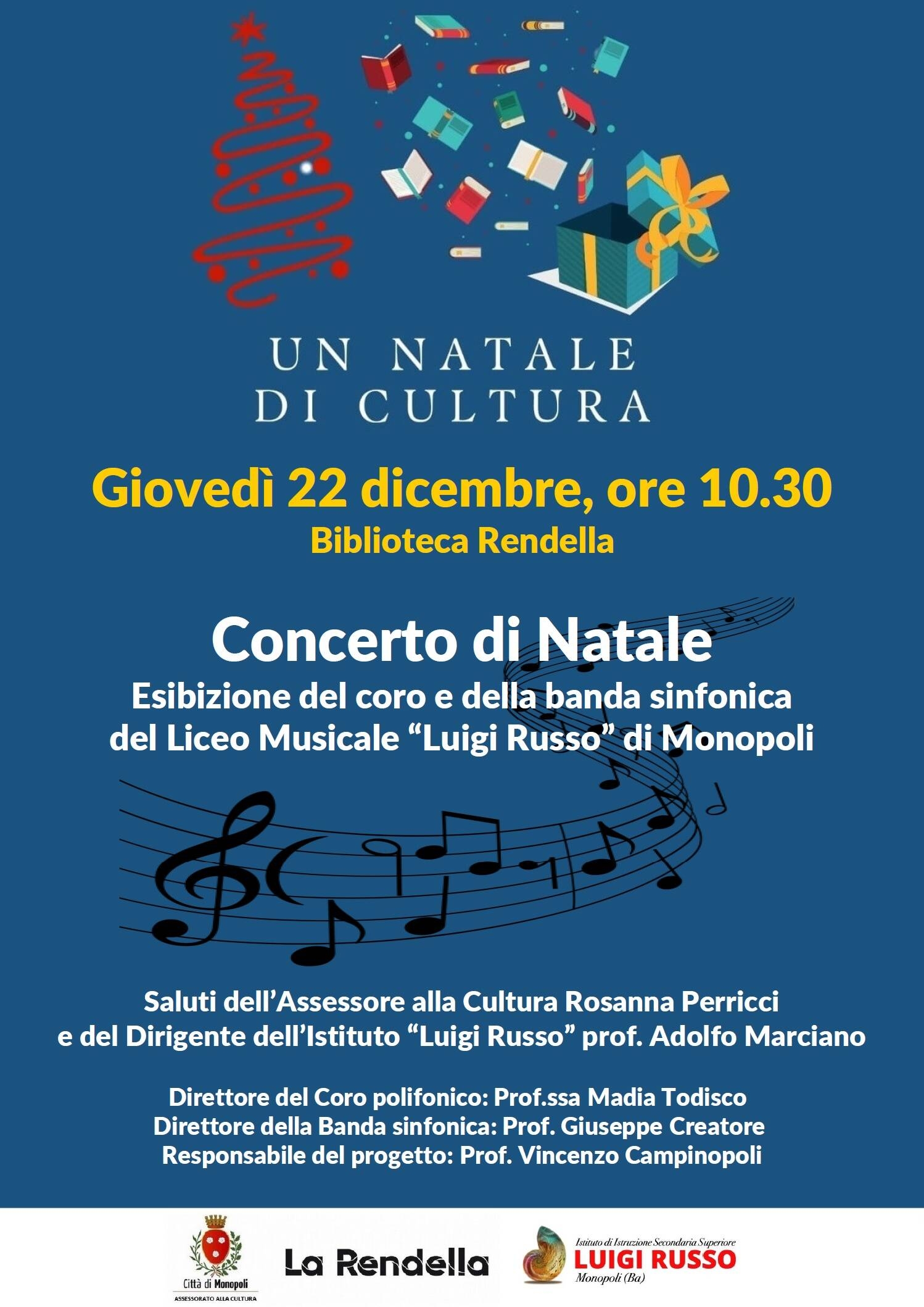Immagine: Locandina Un Natale di Cultura - Liceo Musicale
