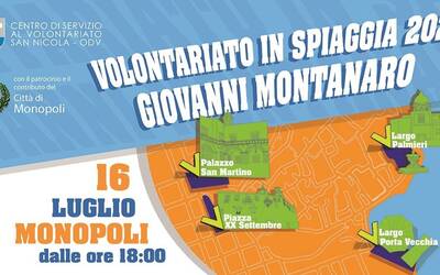 Immagine: Locandina Volontariato in Spiaggia 2021 Giovanni Montanaro