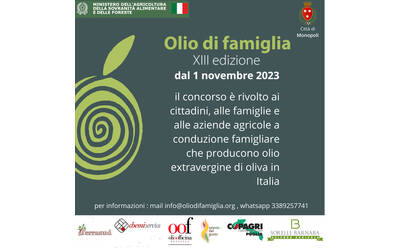 Immagine: manifesto Olio di famiglia 2023