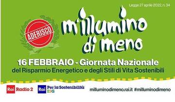 Il 16 febbraio nella Rendella "M'illumino di meno"