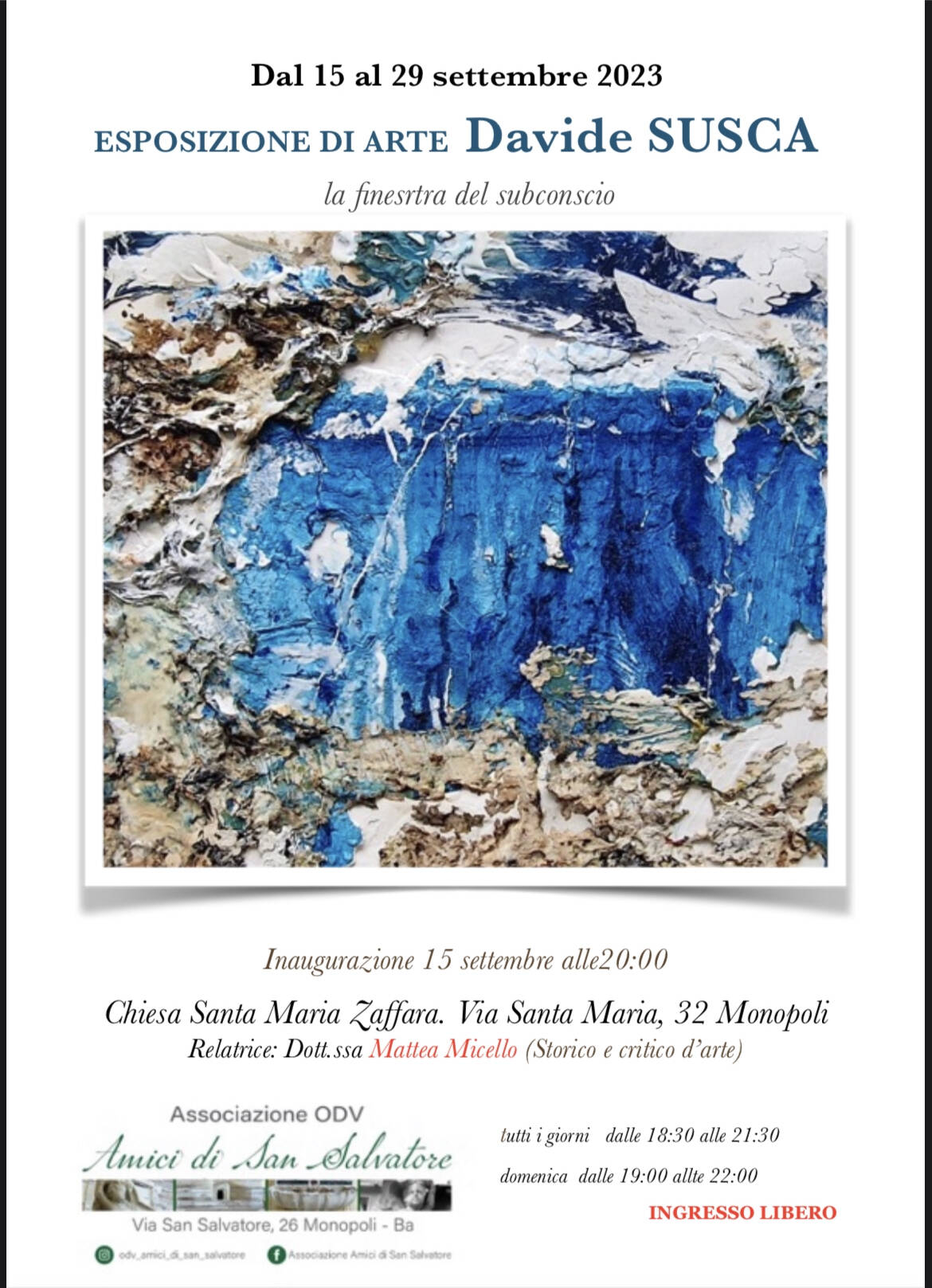 Immagine: Mostra Davide Susca