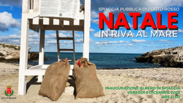 Natale in riva al mare: si inaugura l’Albero di Porto Rosso