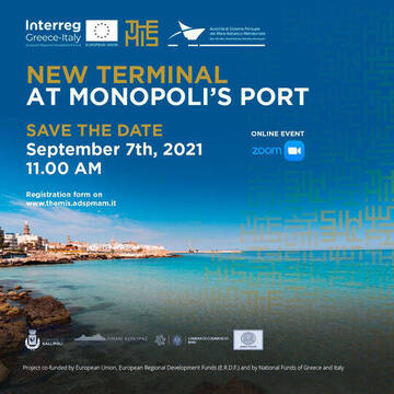 Inaugurazione del nuovo terminal del porto di Monopoli