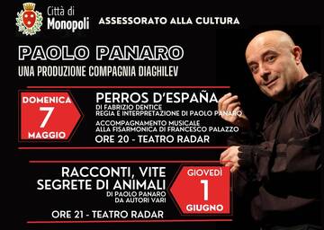 Paolo Panaro al Teatro Radar con due spettacoli