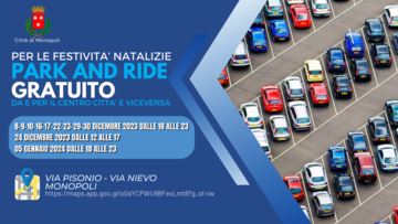 Park and ride gratuito per le festività natalizie