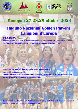 Raduno Nazionali Golden Players Campioni d'Europa