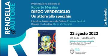 Presentazione del libro “Diego Verdegiglio, un attore allo specchio”
