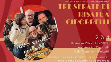 Tre serate di risate a Ciporrelli