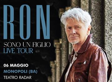 Ron al Teatro Radar con “Sono un figlio Live Tour”
