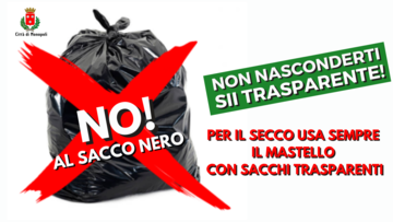Raccolta differenziata: il secco va conferito nei mastelli