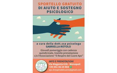 Immagine: Sportello gratuito di aiuto e sostegno psicologico