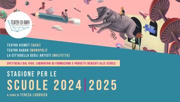 Spettacoli, laboratori formativi e progetti per studenti e docenti