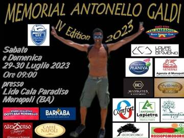 IV^ edizione 2023 memorial Antonello Galdi