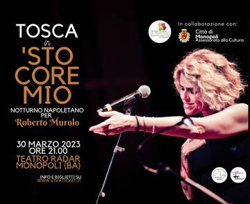 Tosca al Teatro Radar con l’omaggio a Roberto Murolo