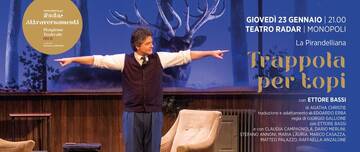 La Pirandelliana "Trappola per topi" con Ettore Bassi al Teatro Radar