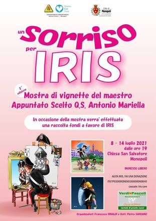 Un sorriso per Iris, mostra di vignette del M° Antonio Mariella 